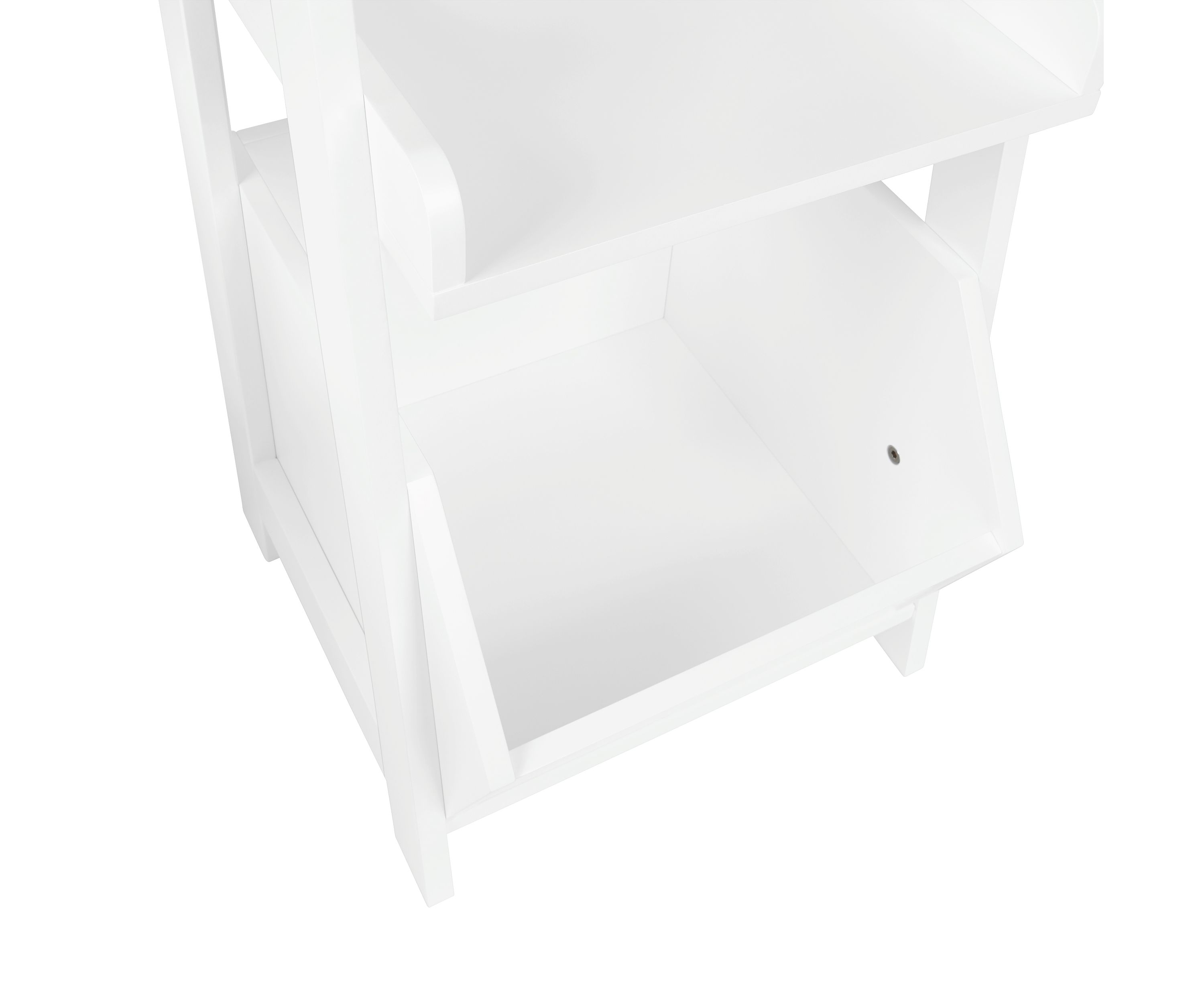 Kids 4-Tier 13in Ladder Shelf with Toy Organizer and 2pc Taupe Bins