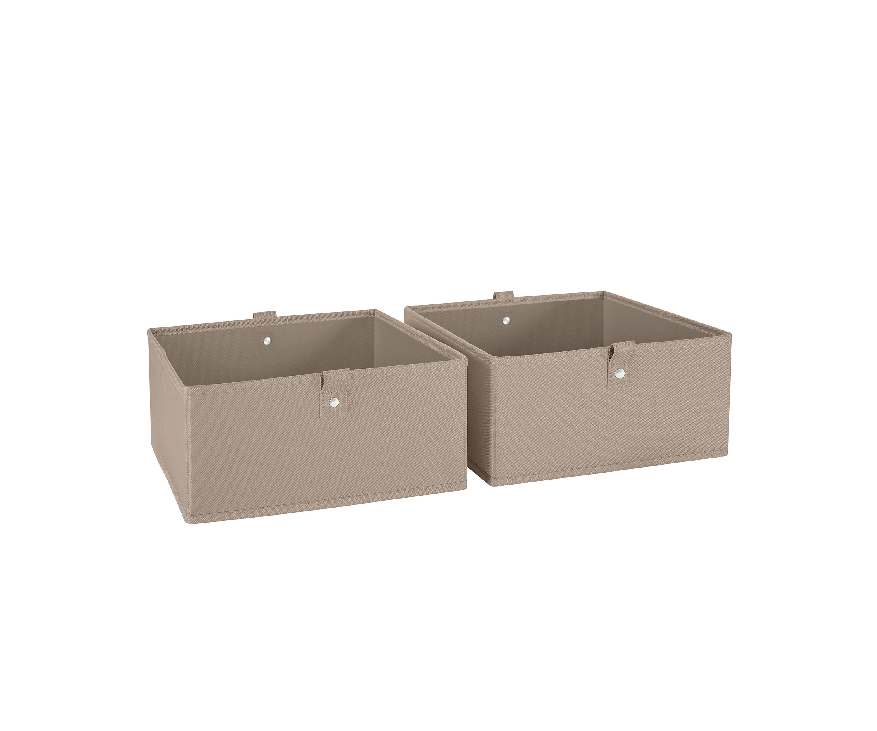 Kids 4-Tier 13in Ladder Shelf with Toy Organizer and 2pc Taupe Bins