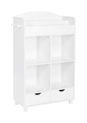 Book Nook Kids Cubby Storage Cabinet with Bookrack