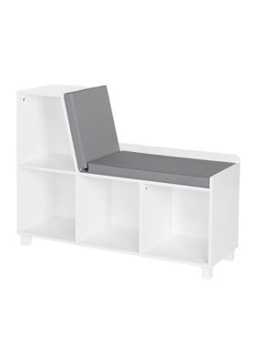 Book Nook Kids Storage Bench with Cubbies