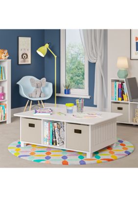 Kids 6 Cubby Storage Activity Table