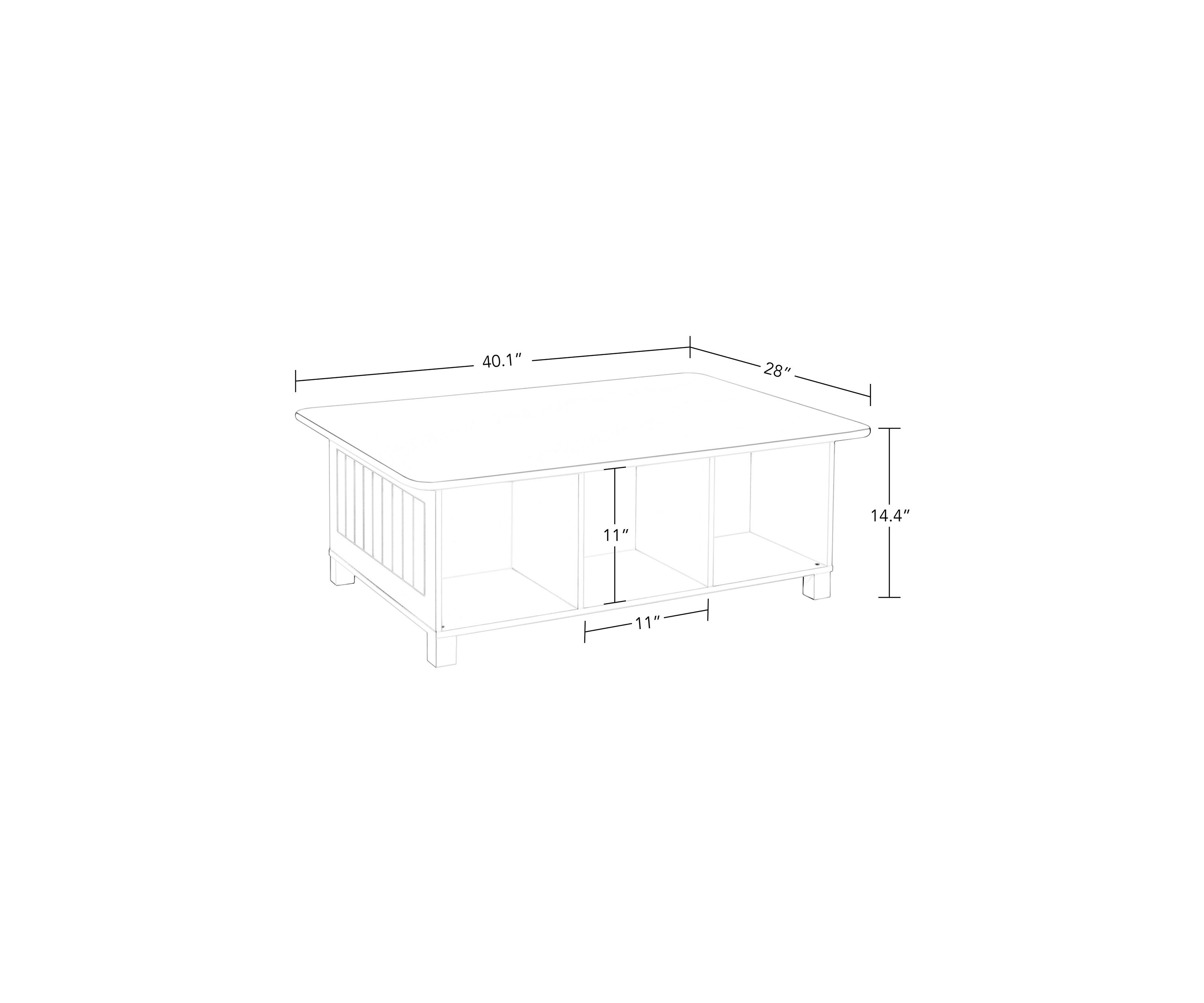 Kids 6 Cubby Storage Activity Table
