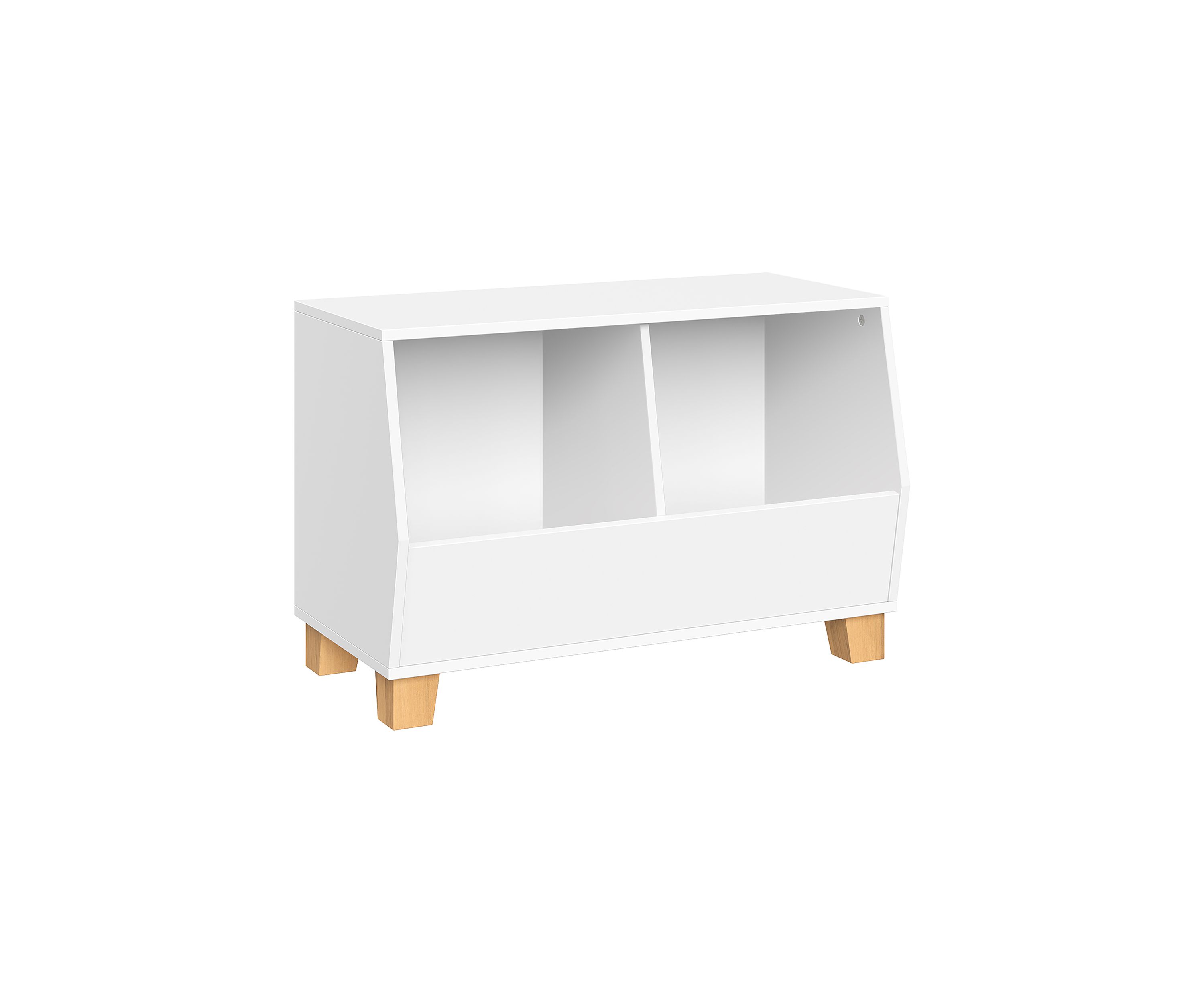 Kids Catch All 27 Inch Toy Organizer in White