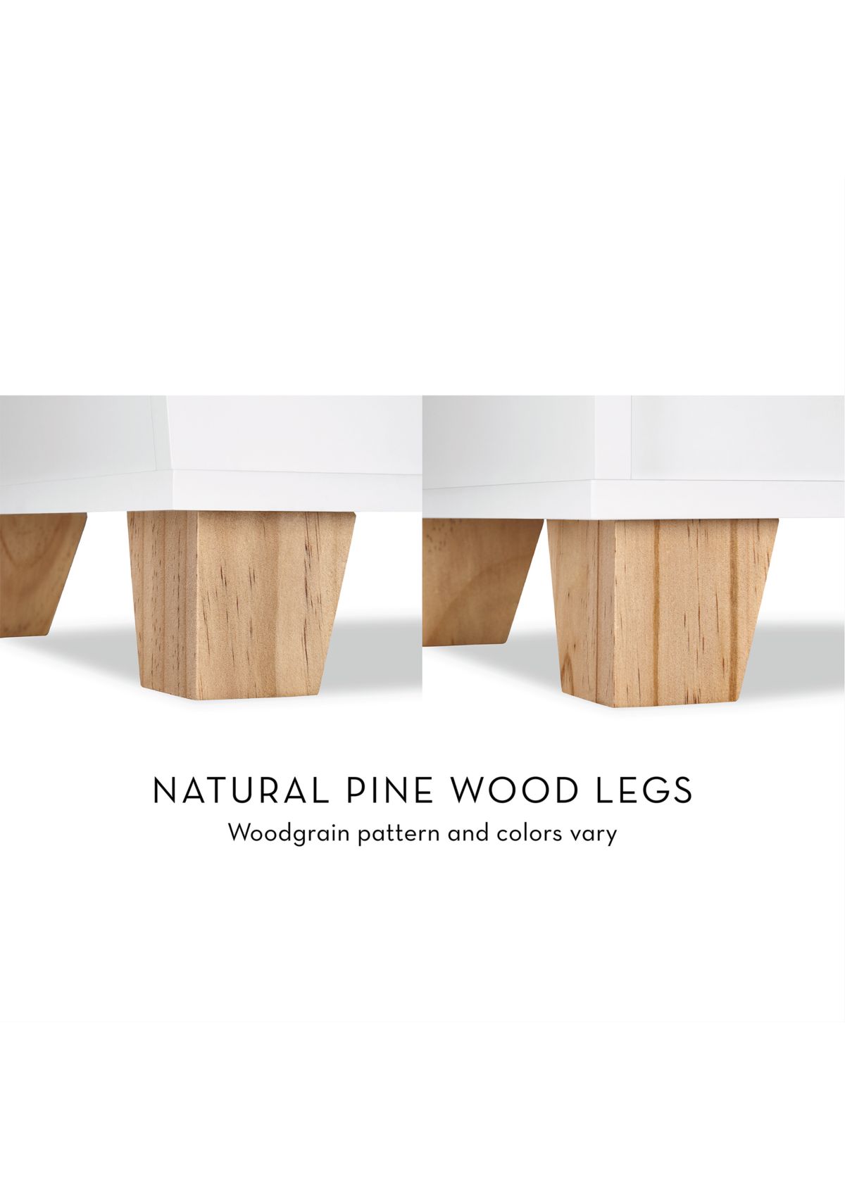 Kids Catch All Multi Cubby 24 Inch Toy Organizer in White