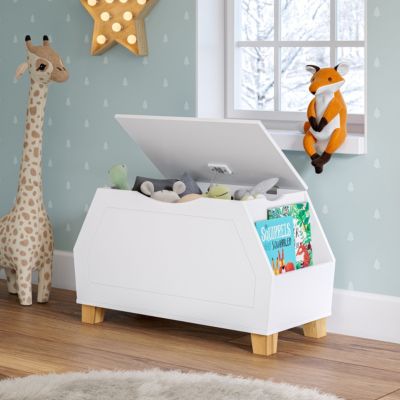 Kids Catch-All Toy Storage Box - White