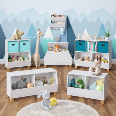 Kids Catch-All Toy Storage Box - White