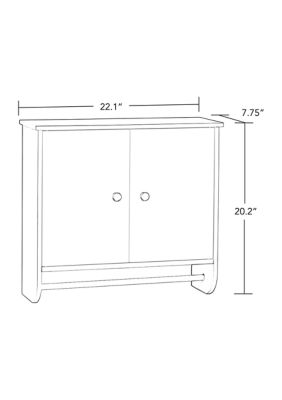 Medford Two Door Wall Cabinet