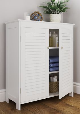 Ellsworth Two Door Floor Cabinet in White