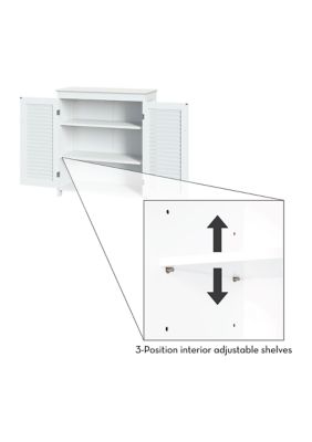 Ellsworth Two Door Floor Cabinet in White