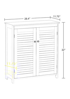 Ellsworth Two Door Floor Cabinet in White