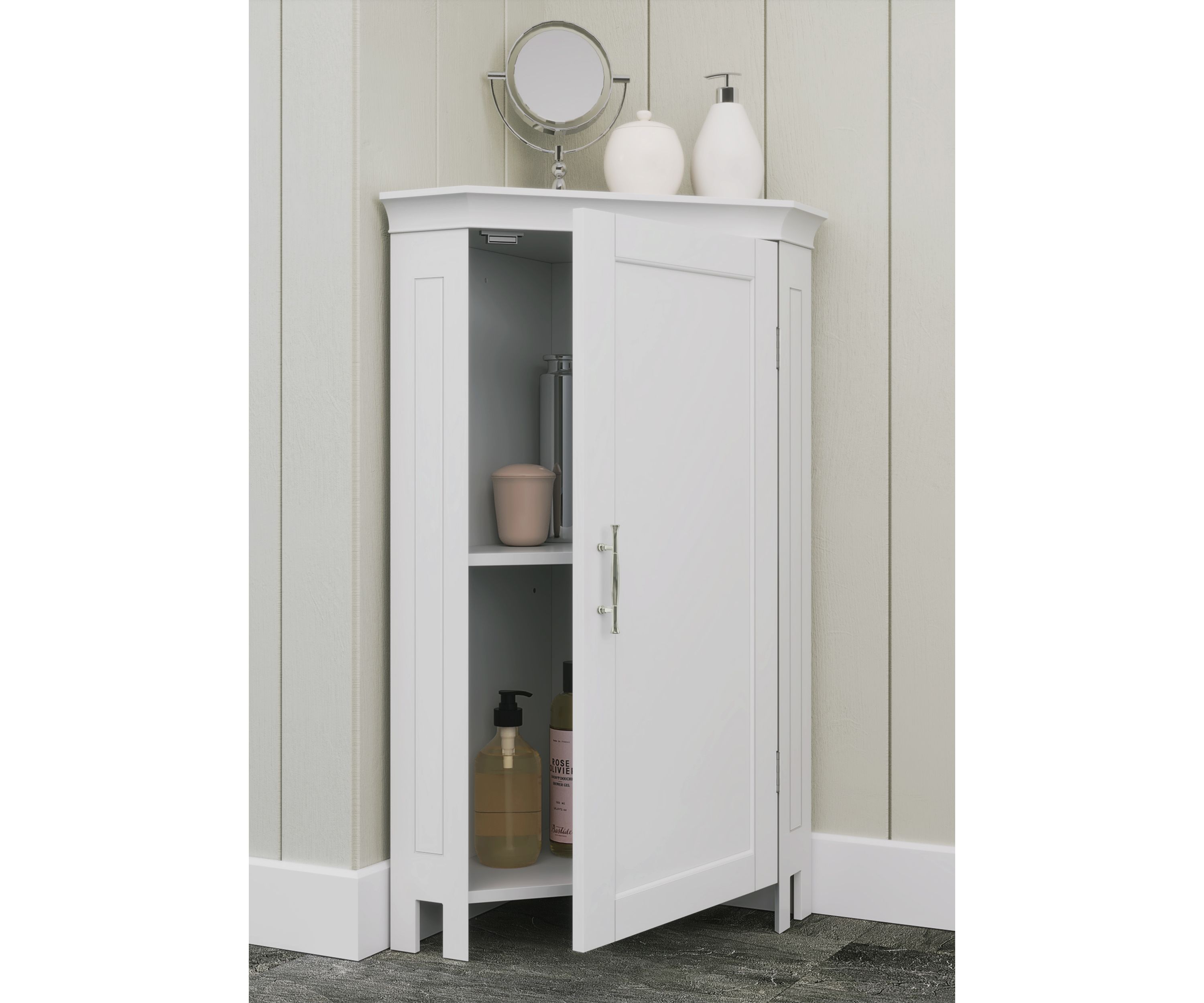Somerset Single Door Corner Cabinet