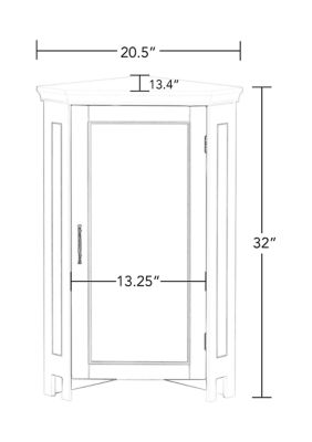 Somerset Single Door Corner Cabinet