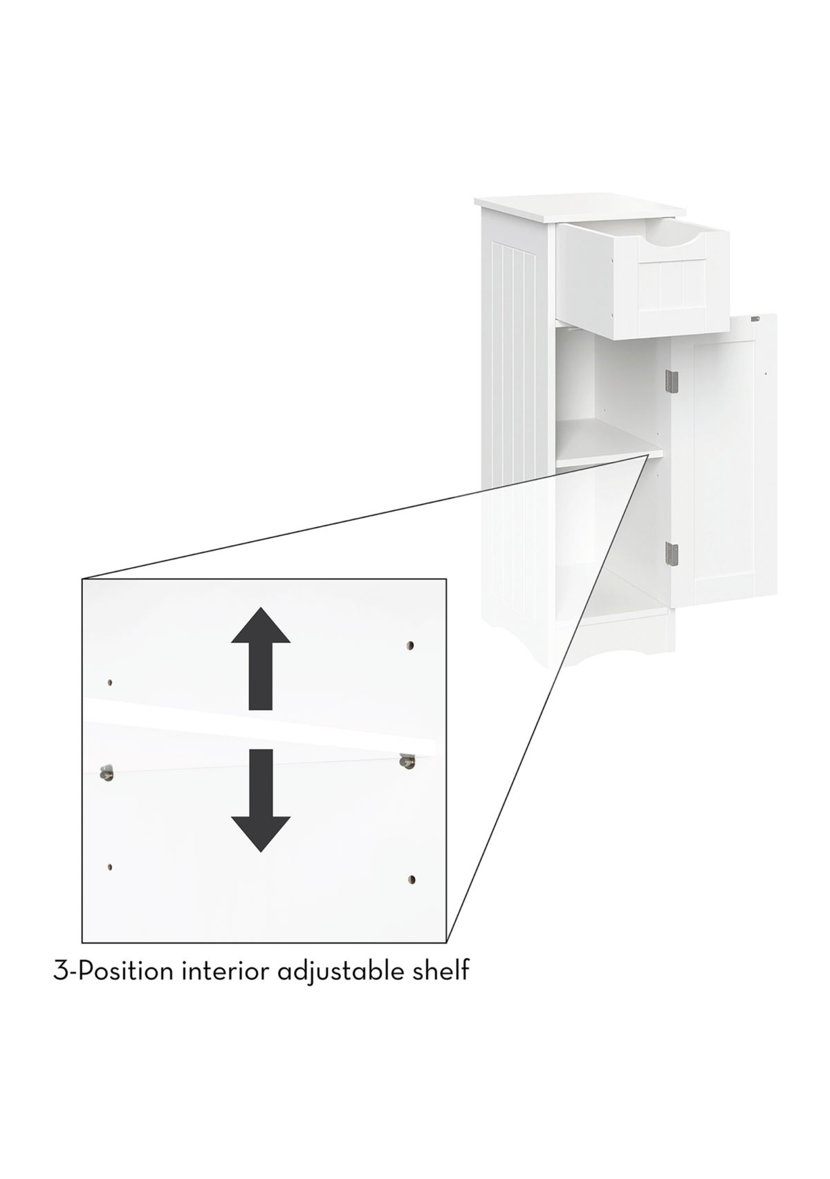Ashland Slim Cabinet with Drawer