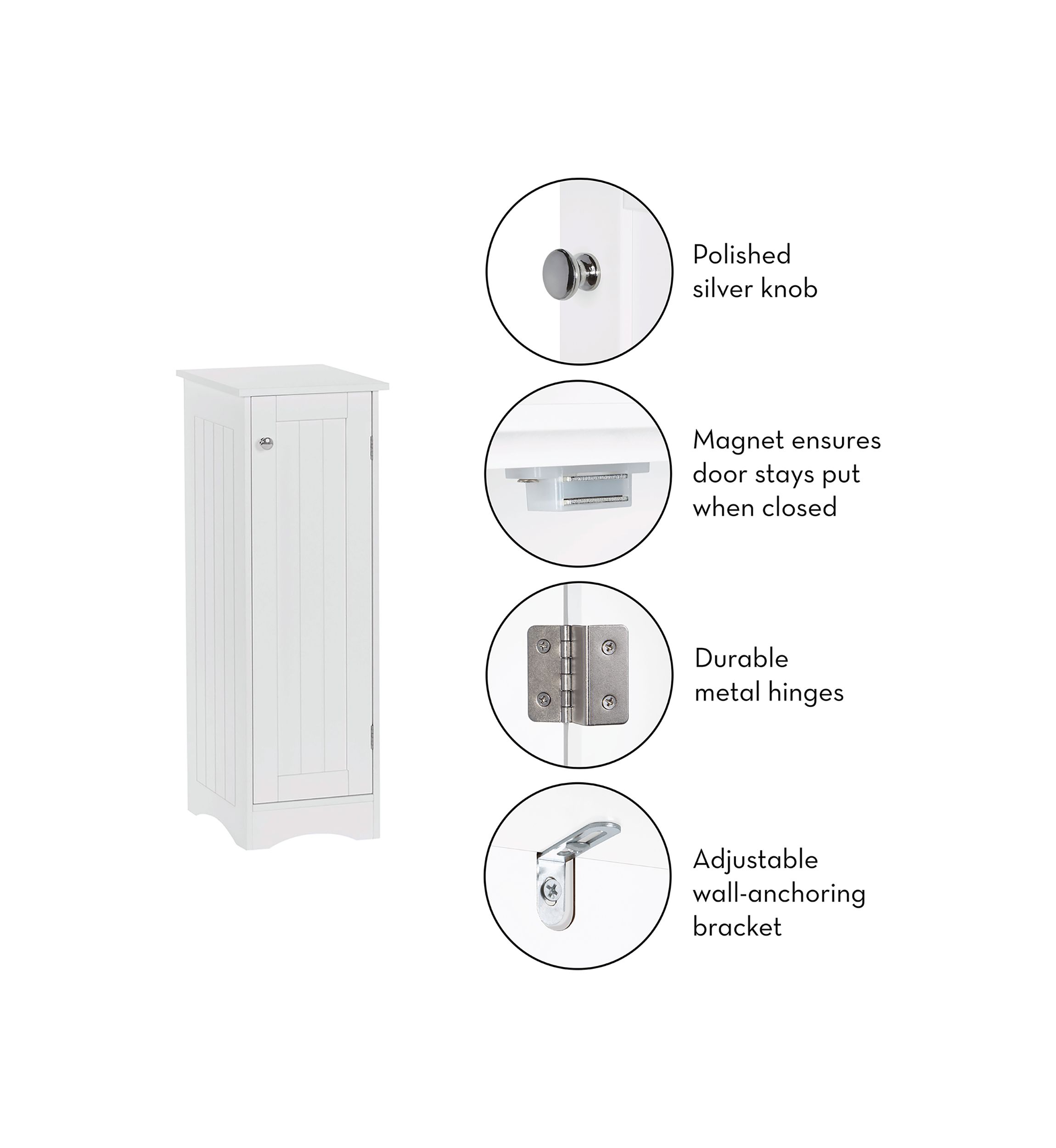 Ashland Slim Single Door Cabinet