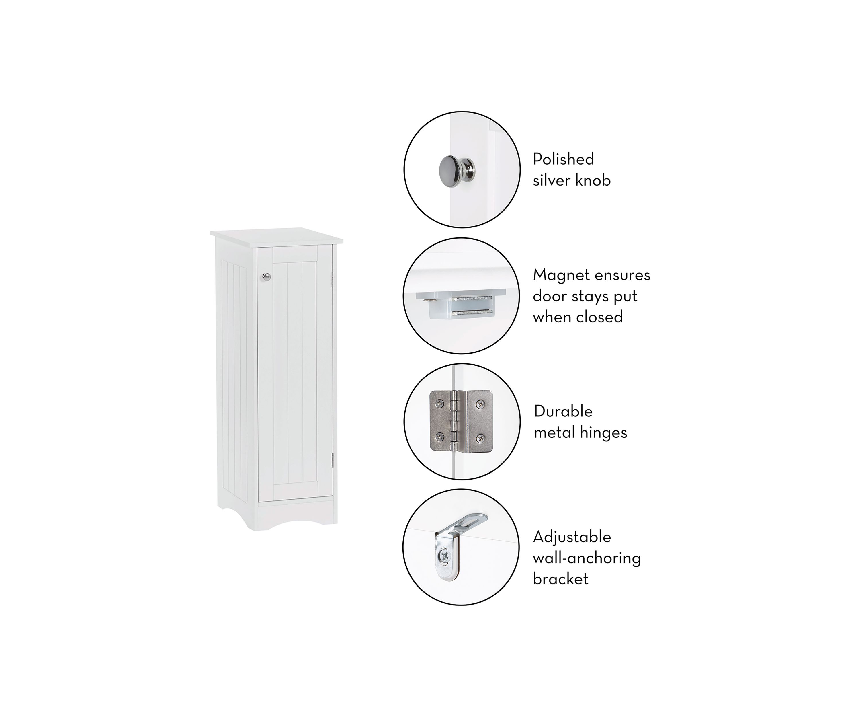 Ashland Slim Single Door Cabinet