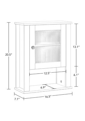 Prescott Single Door Wall Cabinet