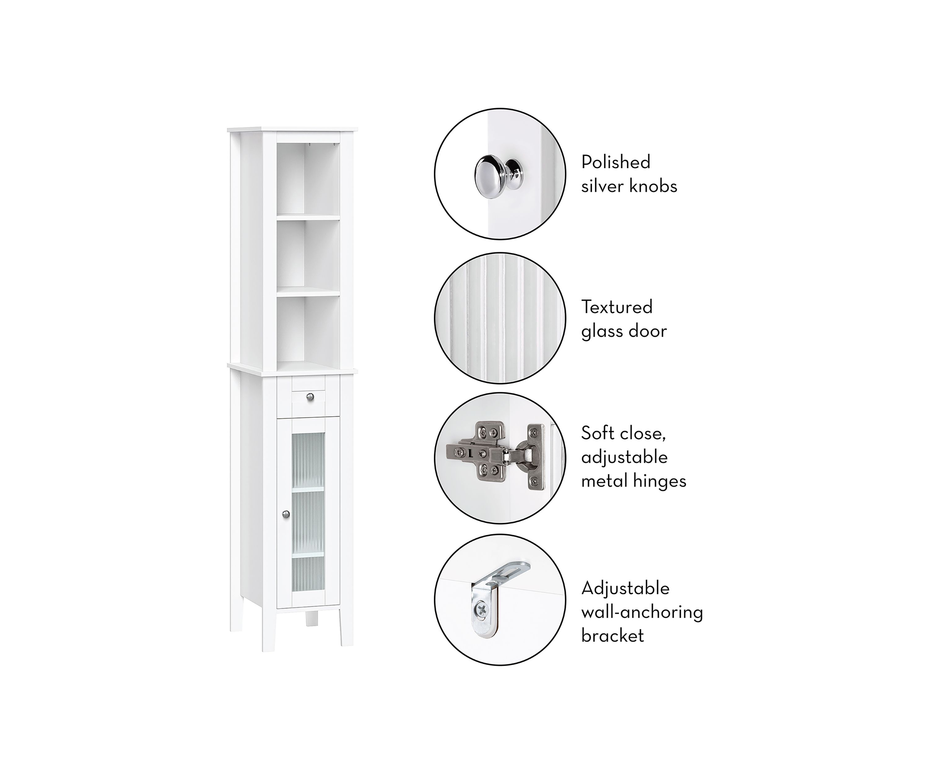 Prescott Slim Tall Cabinet