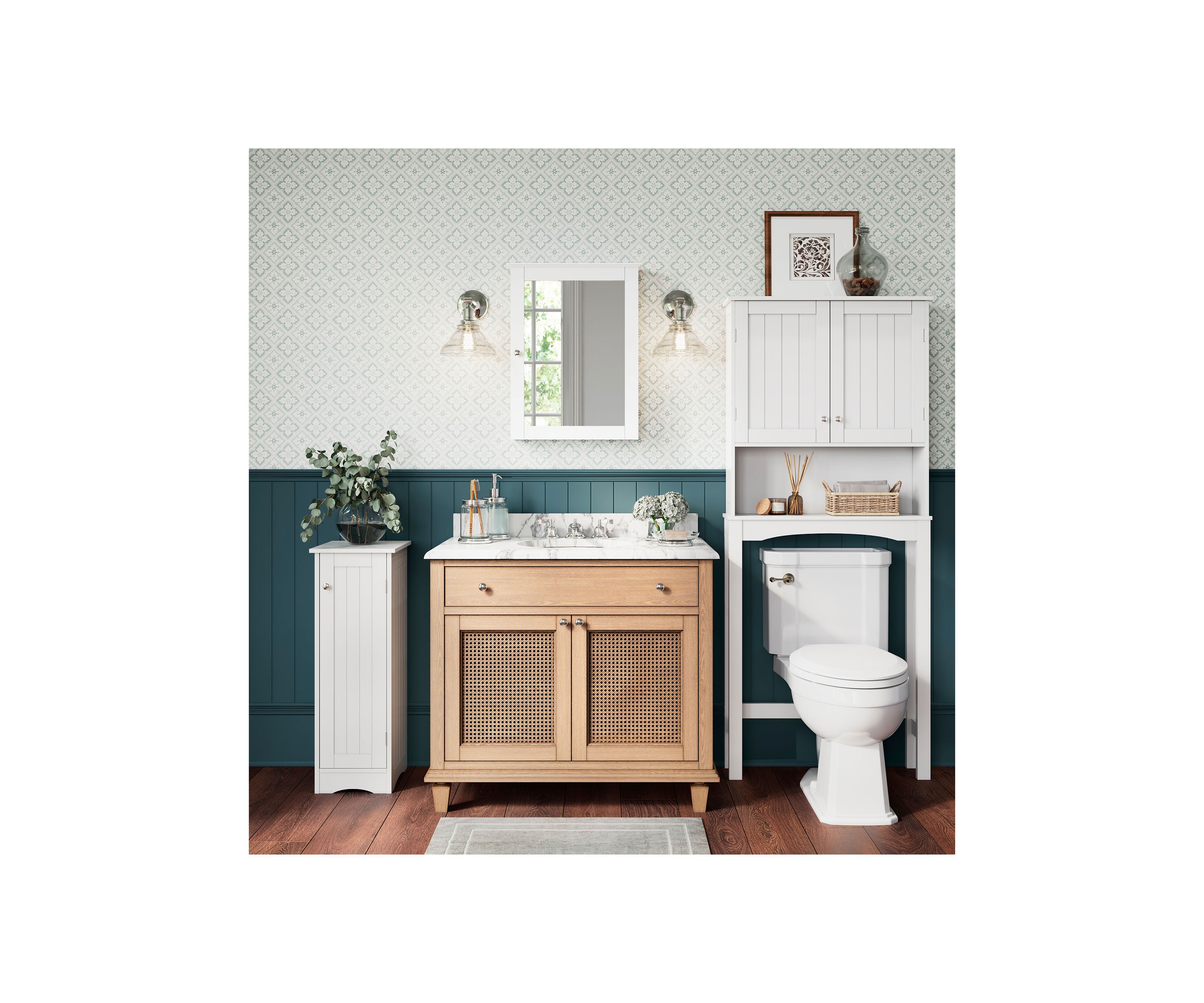 Ashland Wall Cabinet with Mirror
