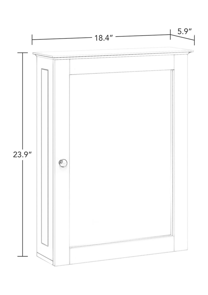 Ashland Wall Cabinet with Mirror