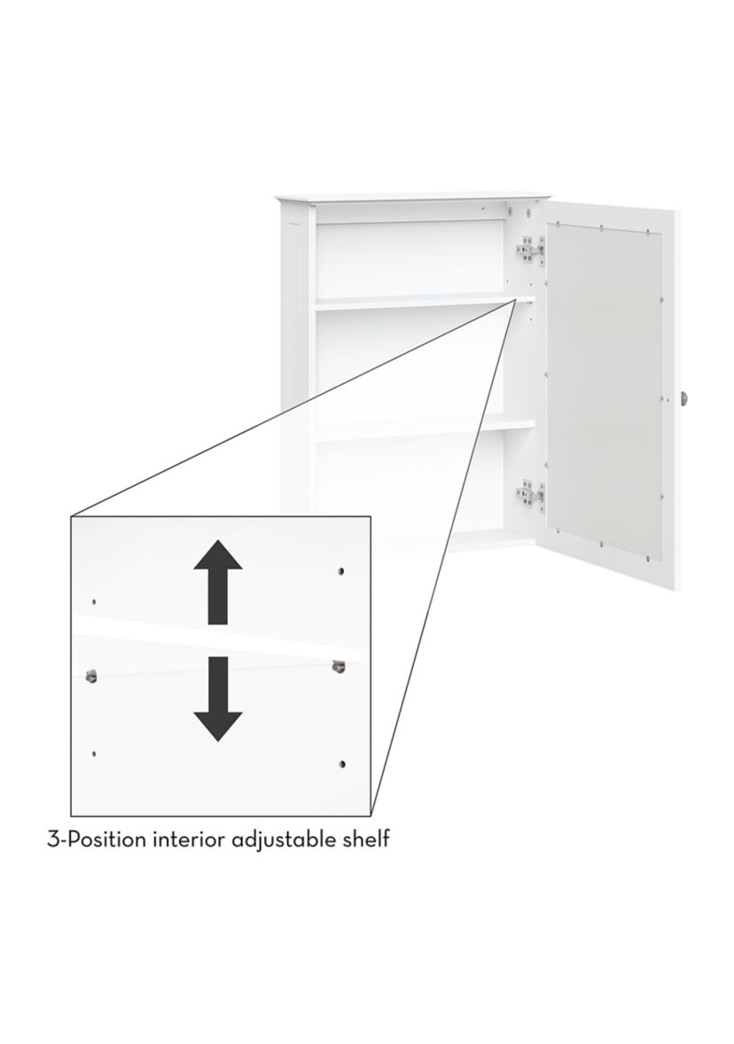 Ashland Wall Cabinet with Mirror