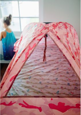 Pink Camo Bed Tent - Twin Size