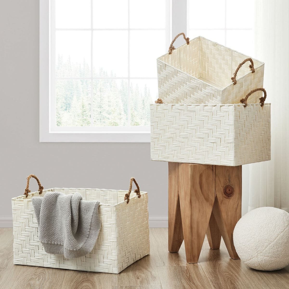 Nautica Set of 3 storage bins