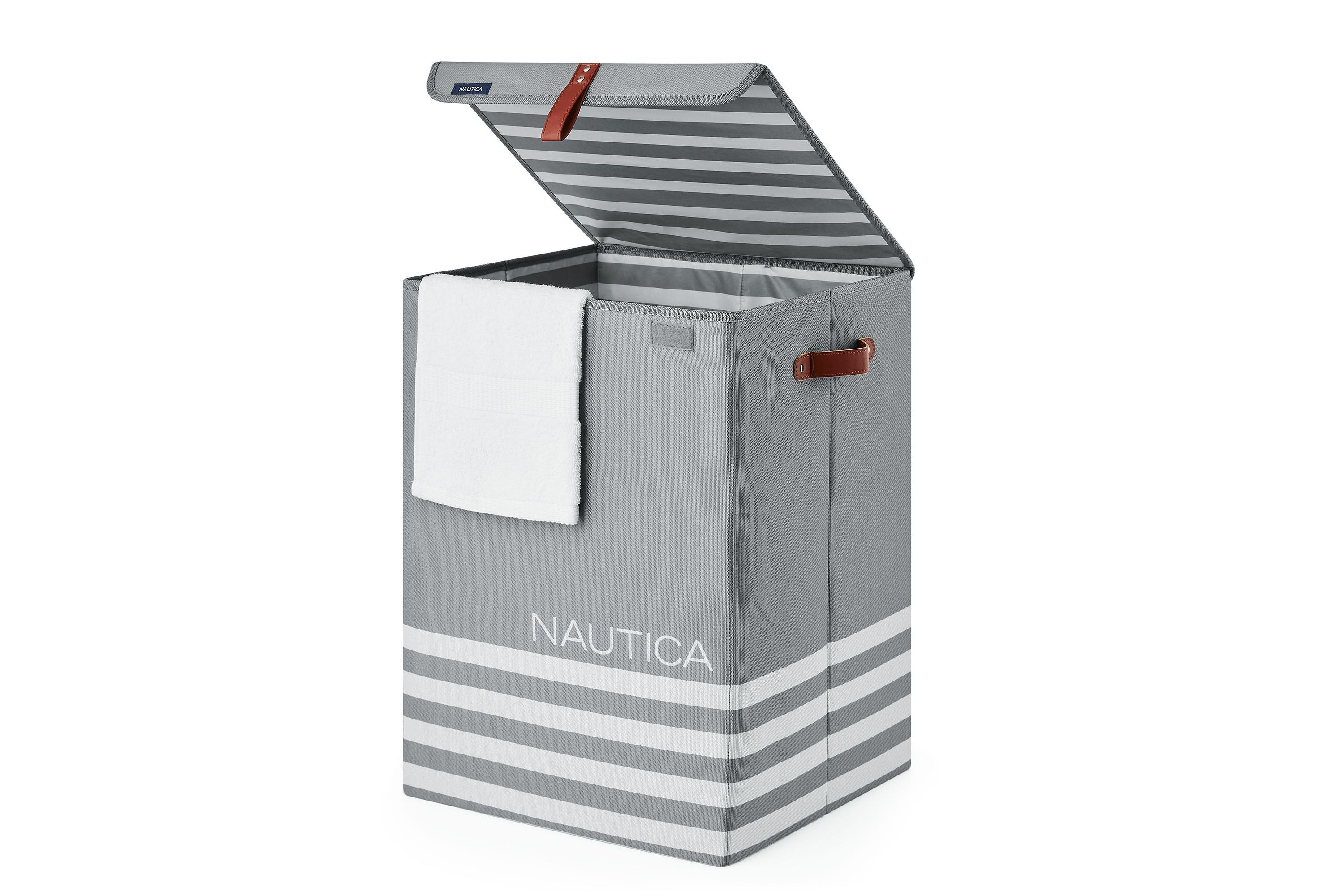 Nautica folded hamper with lid