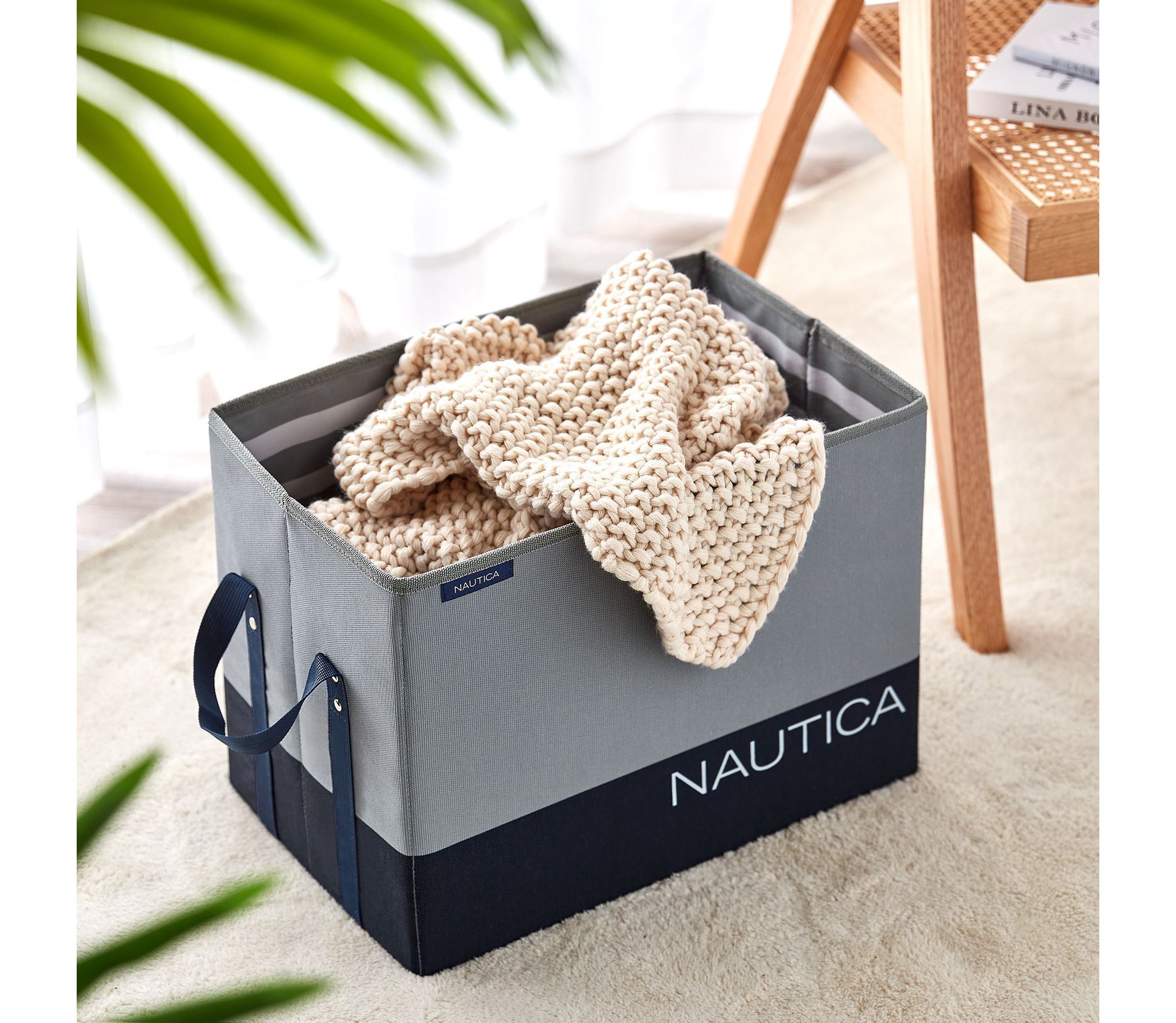 Nautica folding large storage trunk