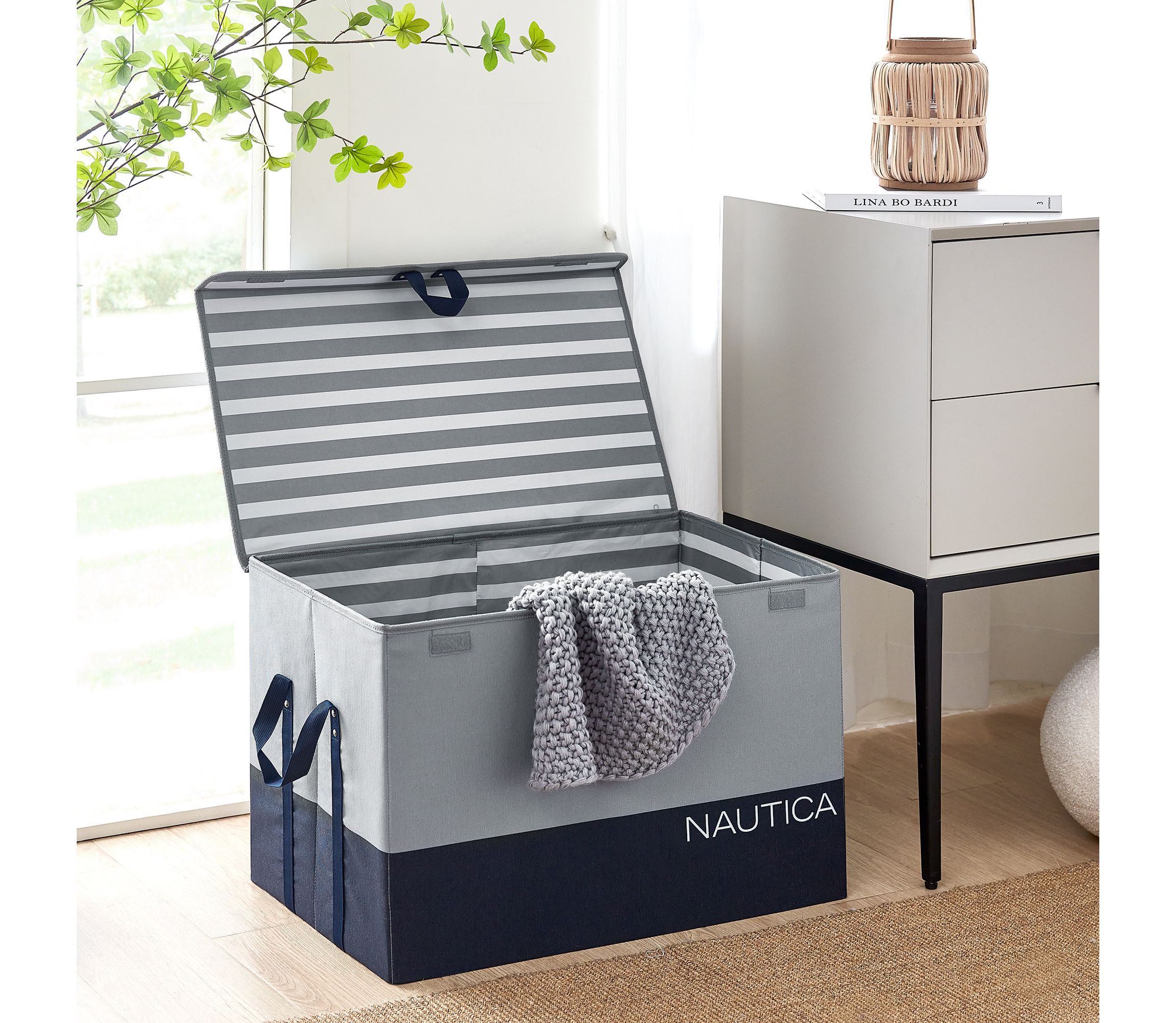 Nautica folding large storage trunk