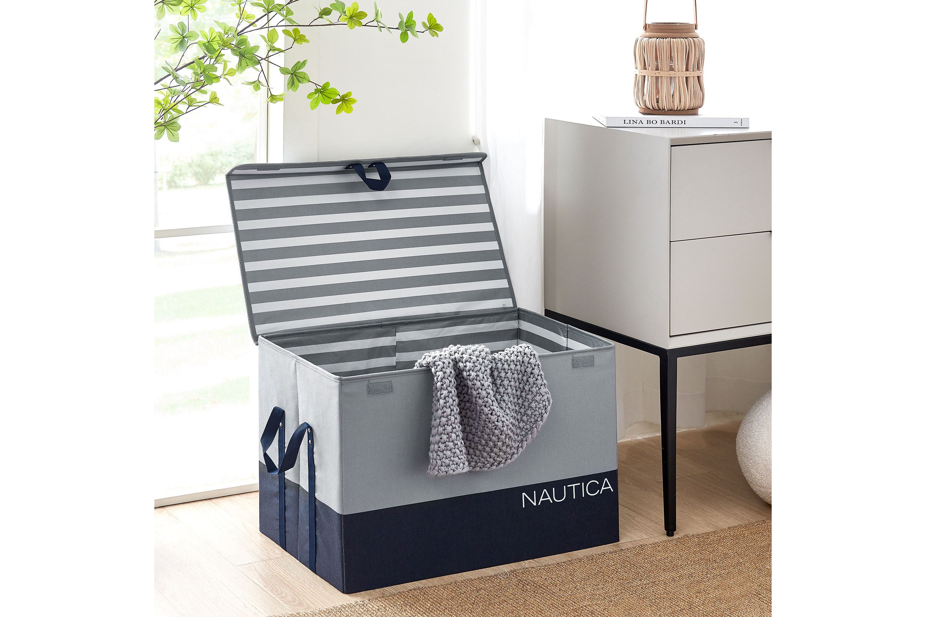 Nautica folding large storage trunk
