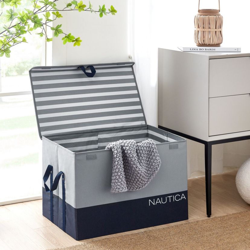 Nautica folding large storage trunk