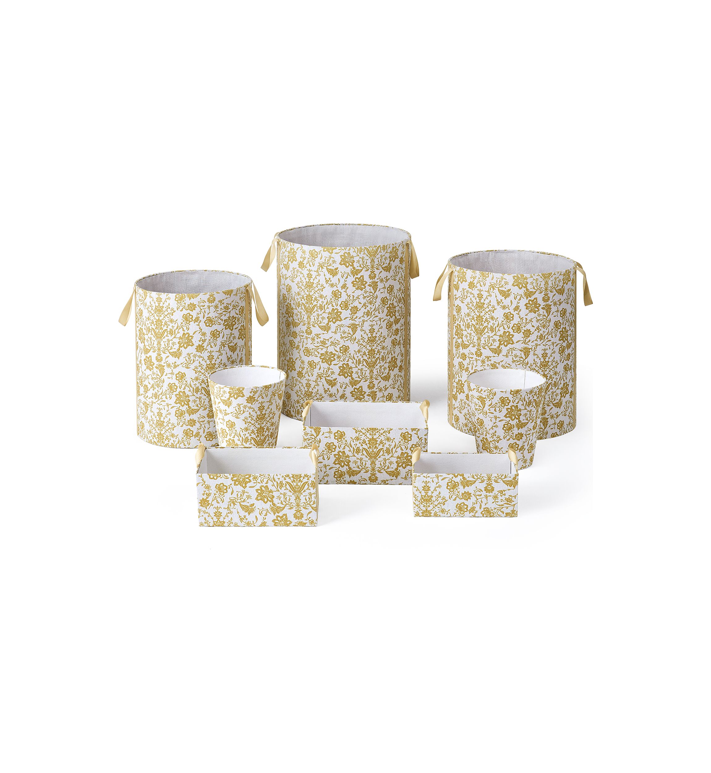 Jacobean Floral Storage and Hampers