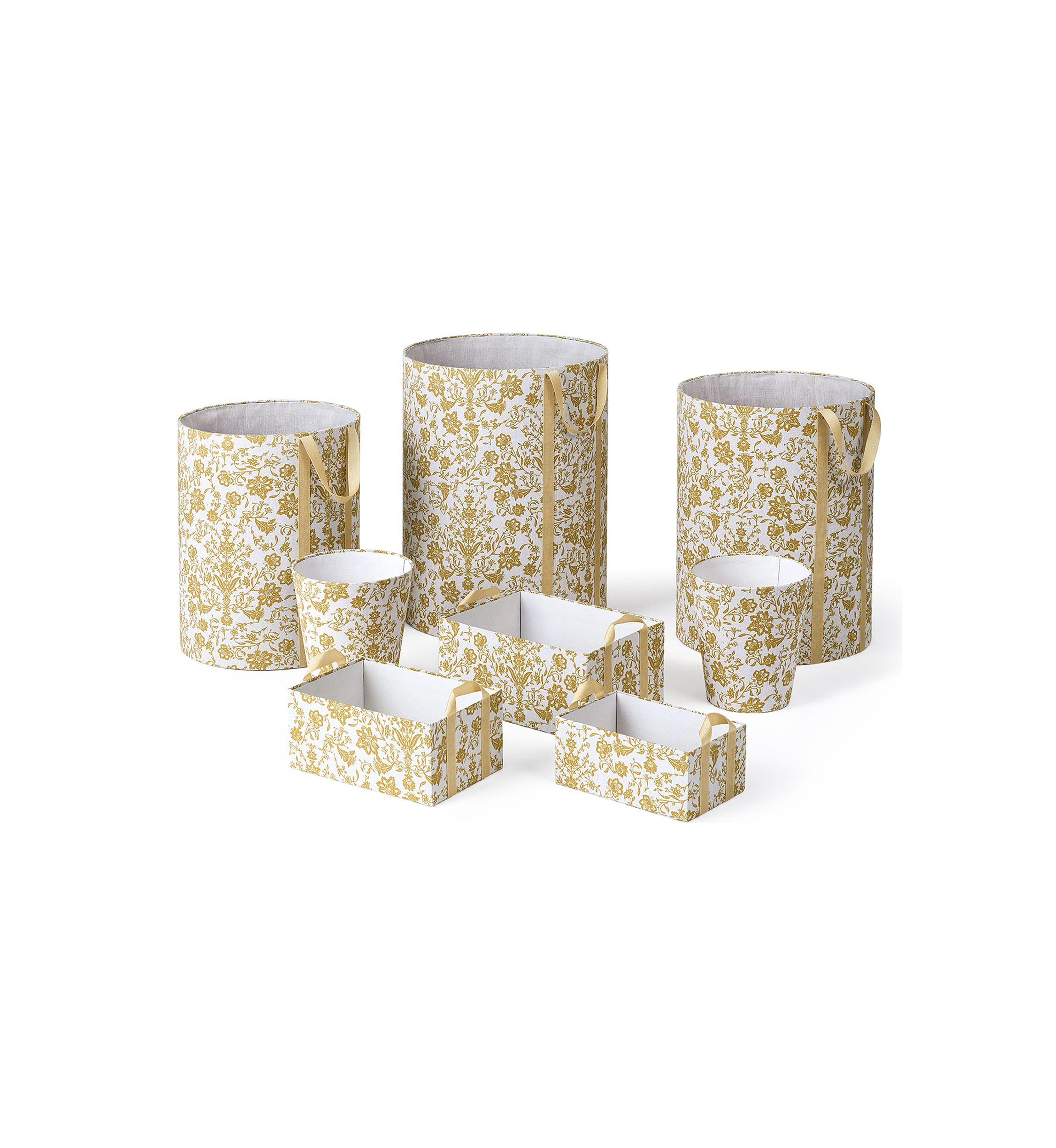 Jacobean Floral Storage and Hampers