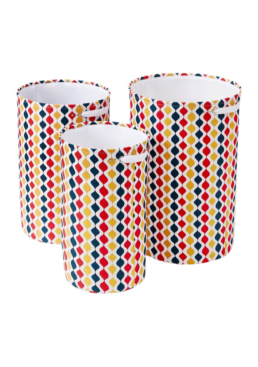 Retro Stripe Hamper 