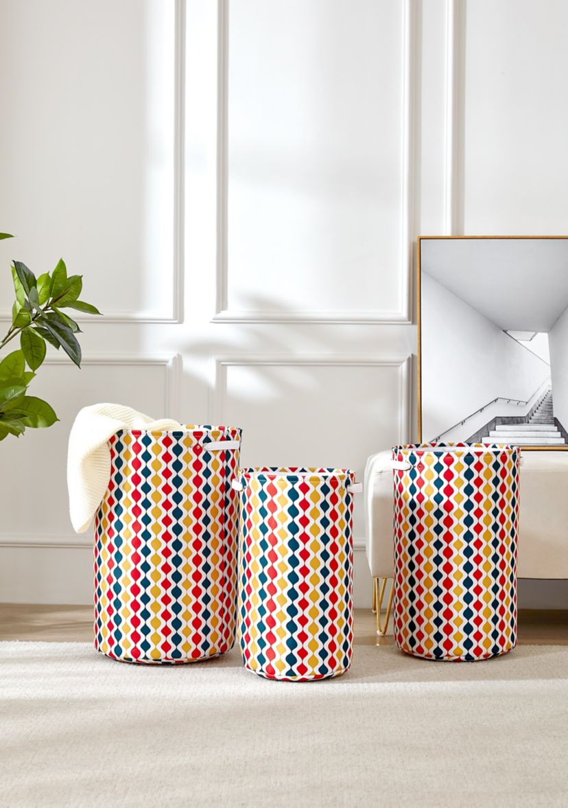 Retro Stripe Hamper 