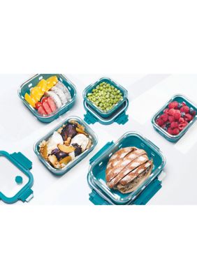Evelots Deluxe Microwave Freezer Bowls W/ Lids, Food Storage Container- Set  of 5