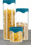 Just Kitchen 3 Piece Glass Canister Set
