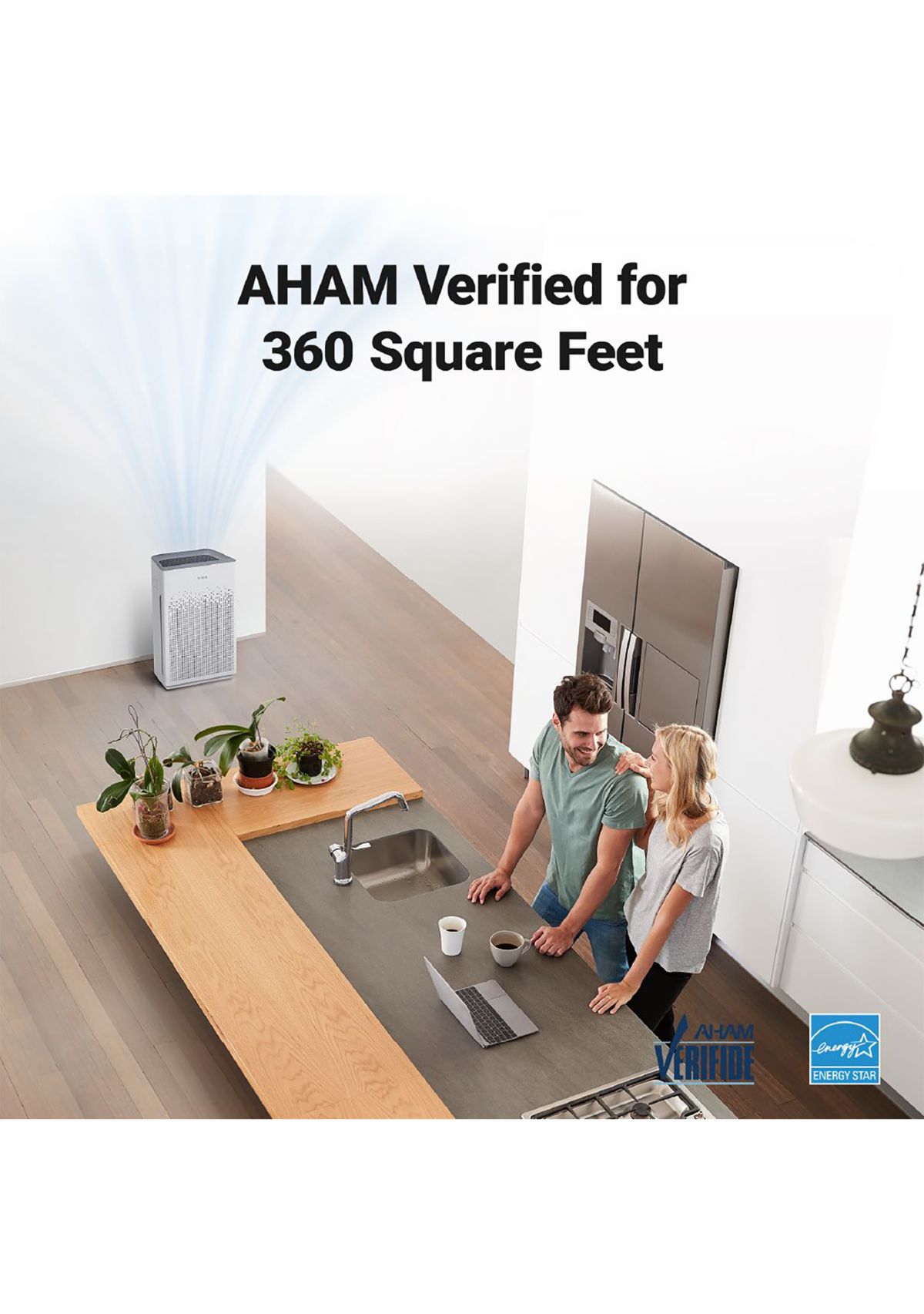 4-Stage True HEPA Air Purifier with WiFi & PlasmaWave® Technology