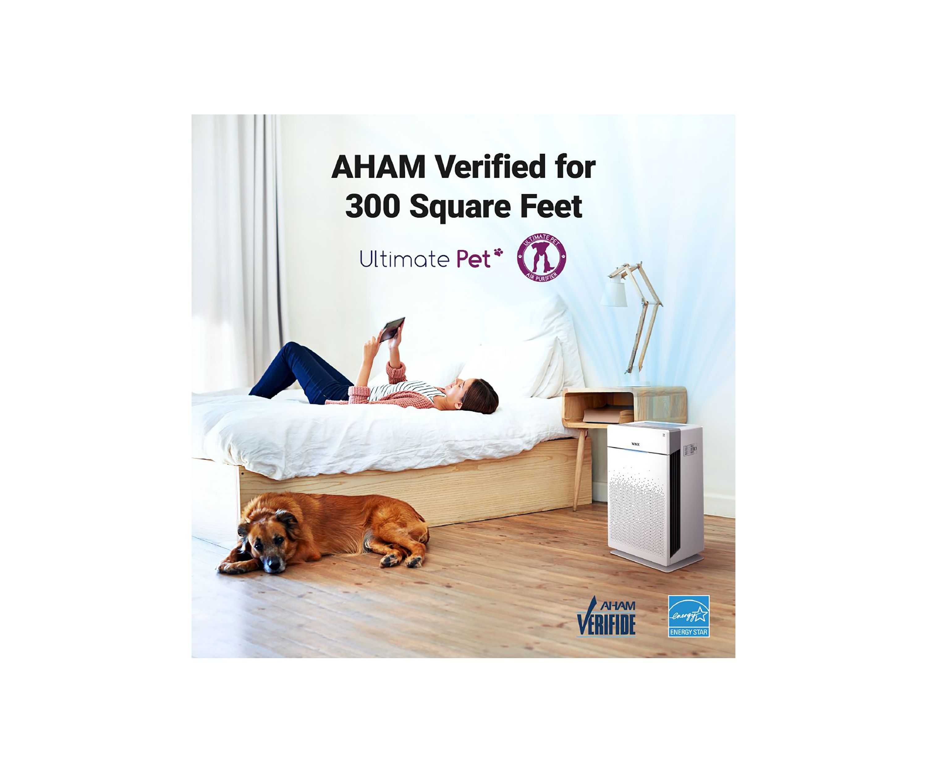 Ultimate Pet 5-Stage True HEPA Air Purifier with PlasmaWave® Technology