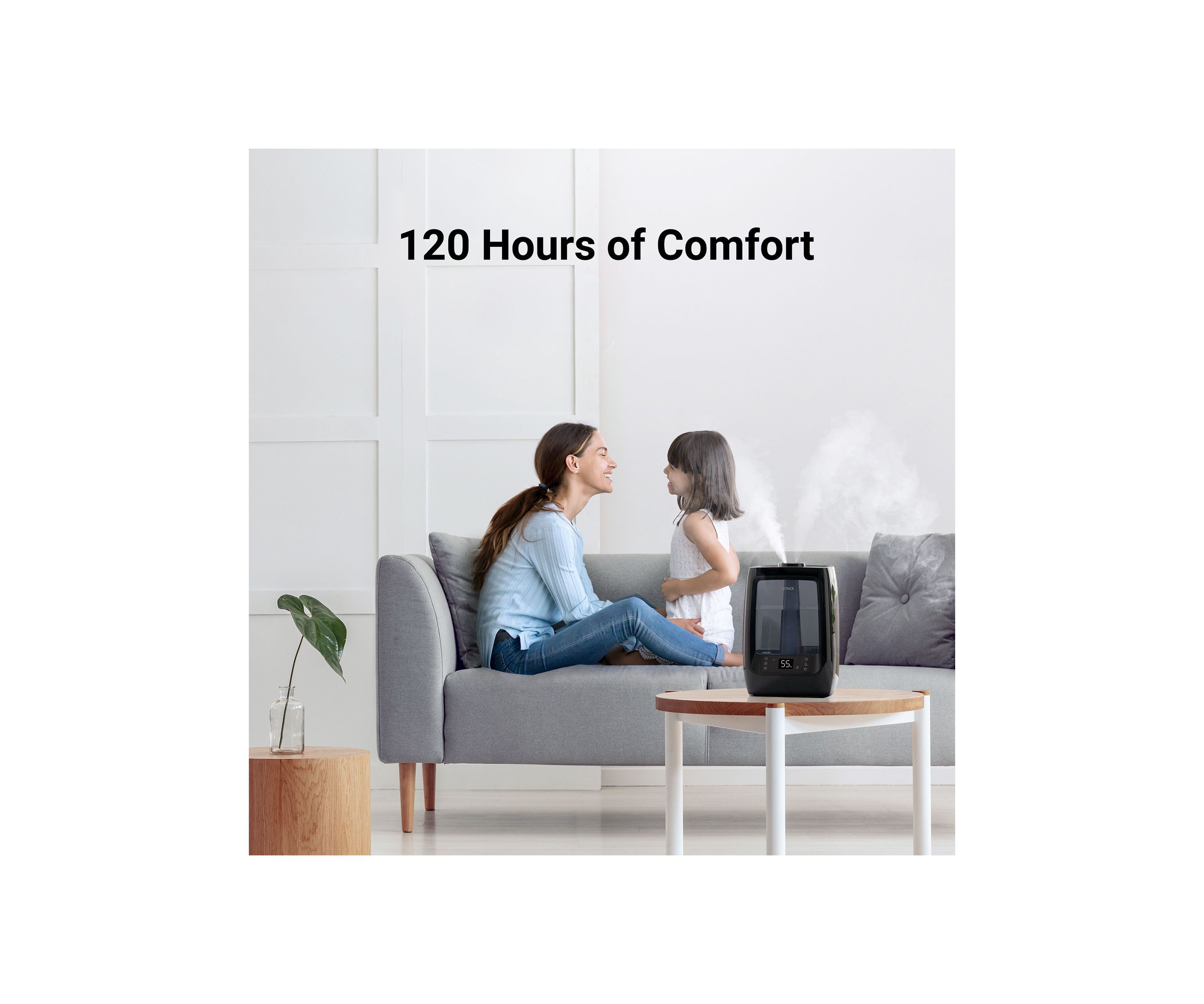 L200 2 Gallon Ultrasonic Humidifier with LightCelTM Technology