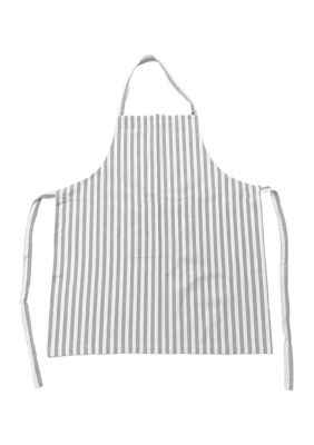 Elrene Farmhouse Living Buffalo Check Kitchen Apron with Pocket - Tan/White