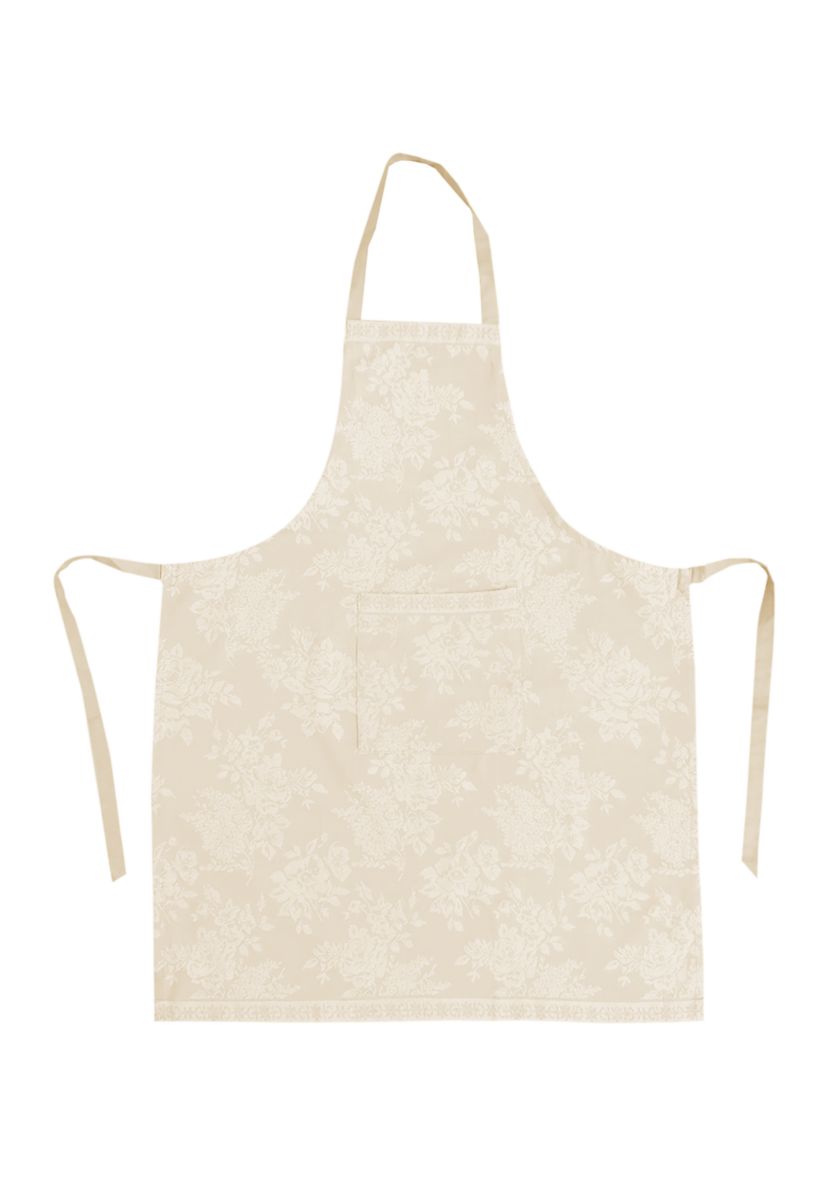 Jacquard Floral Apron