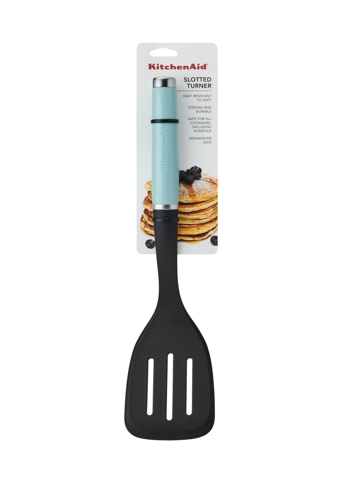 Nylon Slotted Turner with Stainless Steel Handle