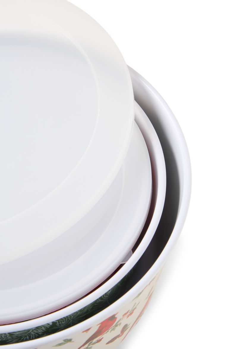 Holiday 3 Piece Melamine Container Set