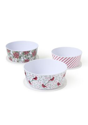 Joyland Holiday 3 Piece Mela Bowl Set, Set of 3