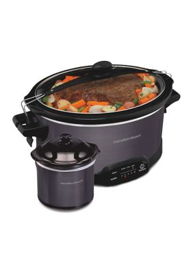 Hamilton Beach 7 Quart Programable Slow Cooker with Dipper