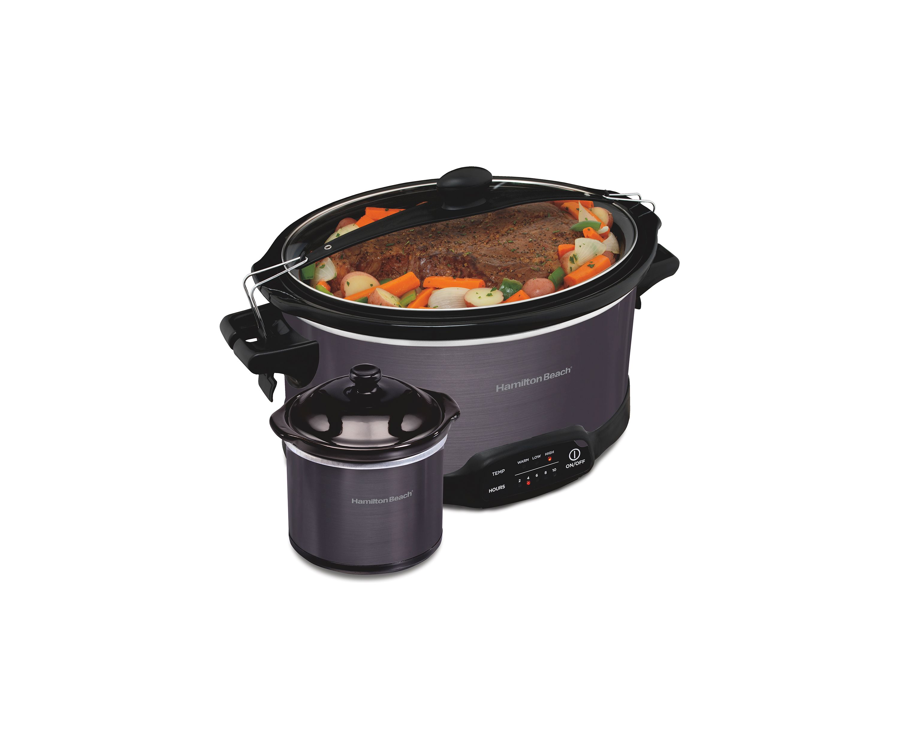 7 Quart Programable Slow Cooker with Dipper
