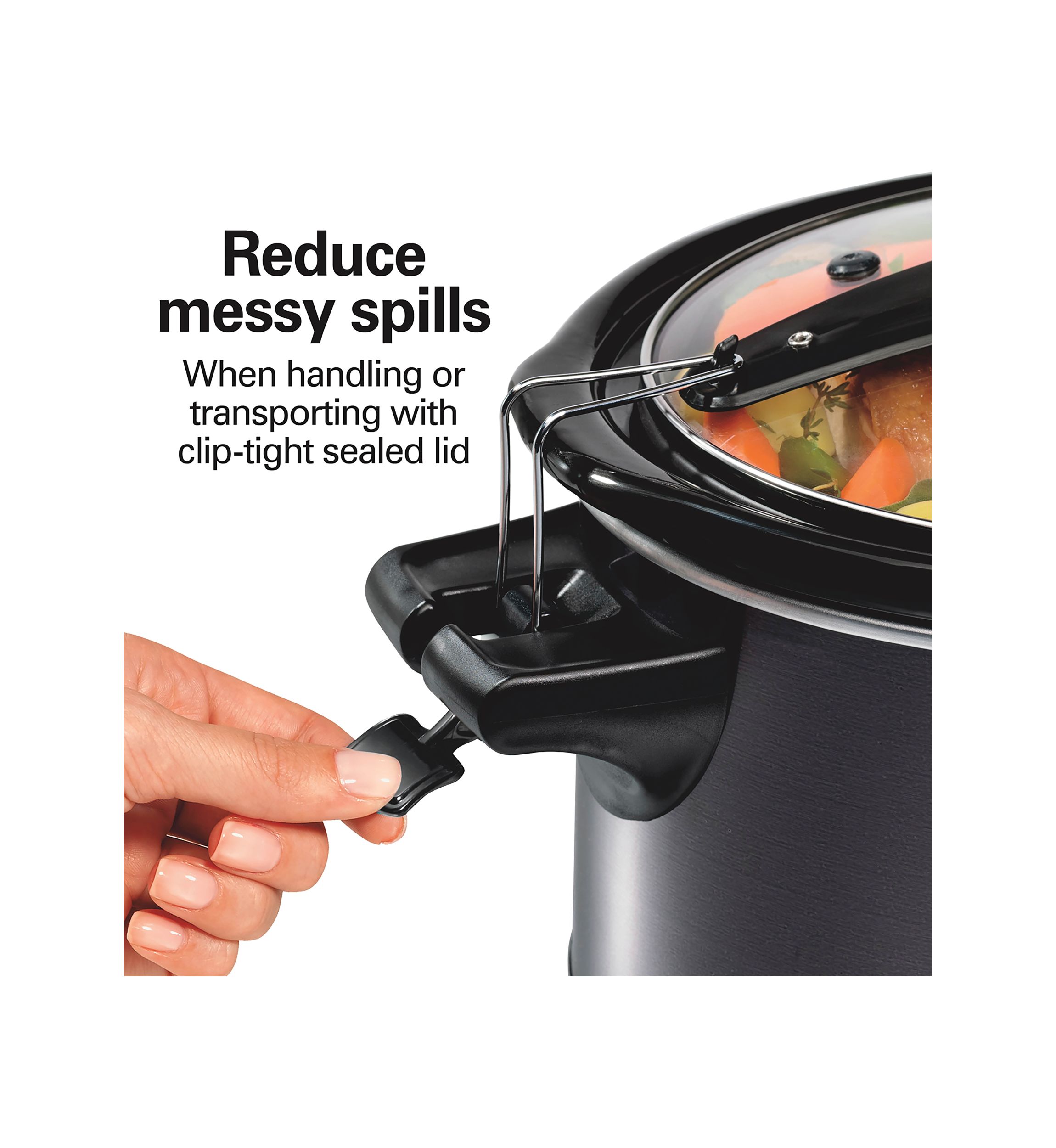 7 Quart Programable Slow Cooker with Dipper
