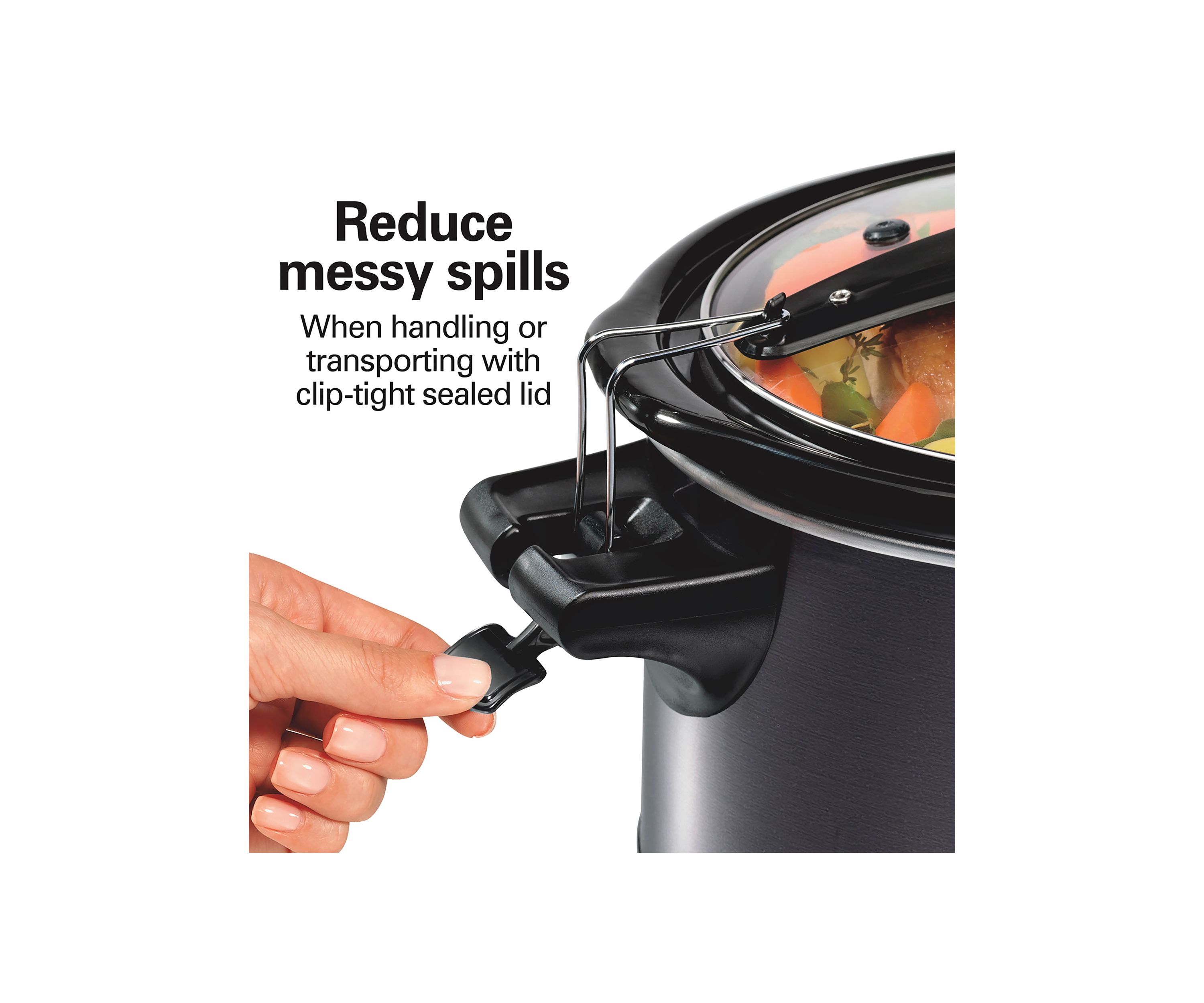 7 Quart Programable Slow Cooker with Dipper