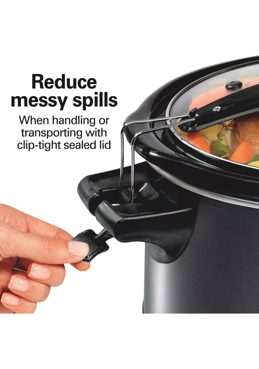 7 Quart Programable Slow Cooker with Dipper